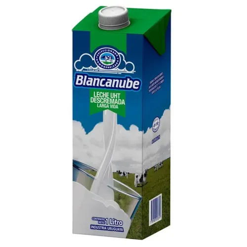 LECHE BLANCANUBE DESCREMADA 1LT