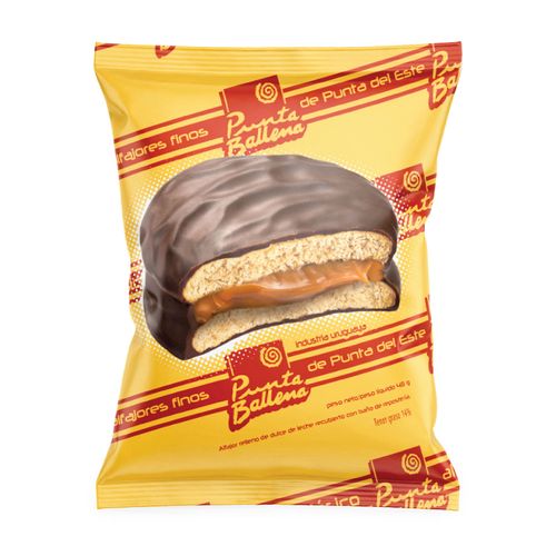 Alfajor Punta Ballena Clasico Chocolate Flowpack 48Gr