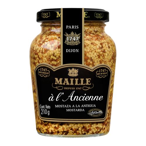 Mostaza Maille Estilo Antigua 210Gr