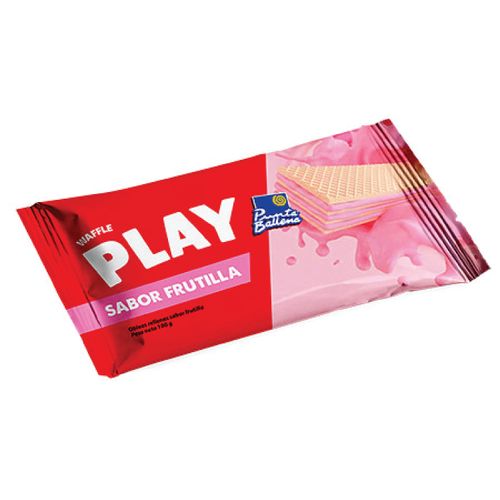 GALLETA PUNTA BALLENA PLAY OBLEAS FRUTILLA 100GR