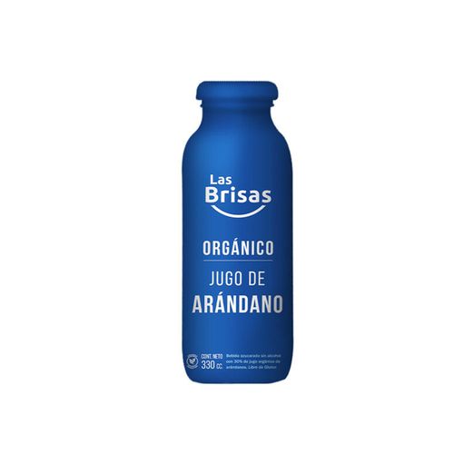 JUGO LAS BRISAS ARANDANOS ORGANICO BOTELLA 330CC