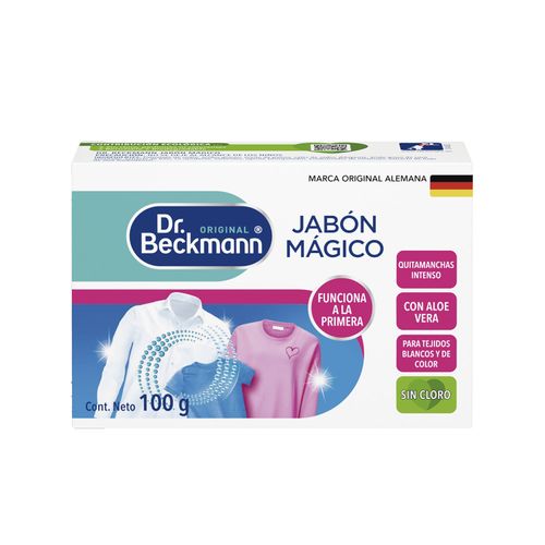 QUITAMANCHAS DR.BECKMANN PARA ROPA JABON MAGICO 100GR