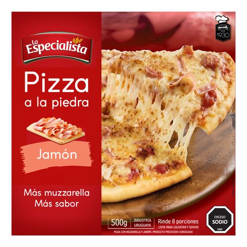 PIZZA CONGELADA LA ESPECIALISTA JAMON 500GR