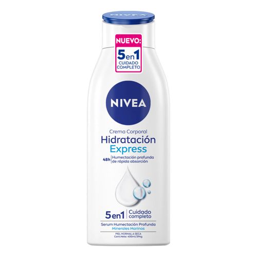 CREMA CORPORAL NIVEA BODY HIDRATACION EXPRESS 400ML