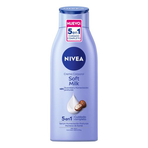 CREMA CORPORAL NIVEA BODY SOFT MILK 400ML
