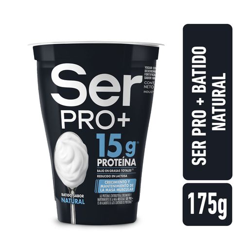 YOGUR SER PRO+ NATURAL POTE 175GR