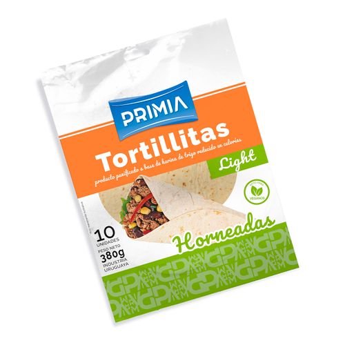 TORTILLAS PRIMIA BAJA EN CALORIAS 380GR