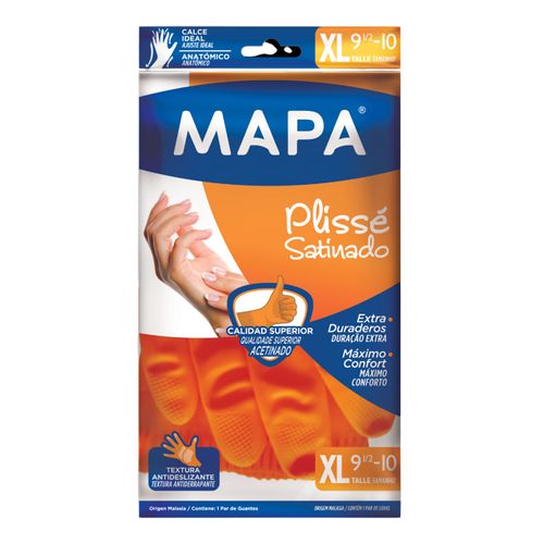 GUANTES MAPA PLISSE SATINADO 9 1/2-10XL