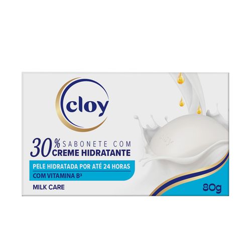 JABON CLOY HIDRA MILK CARE 80GR
