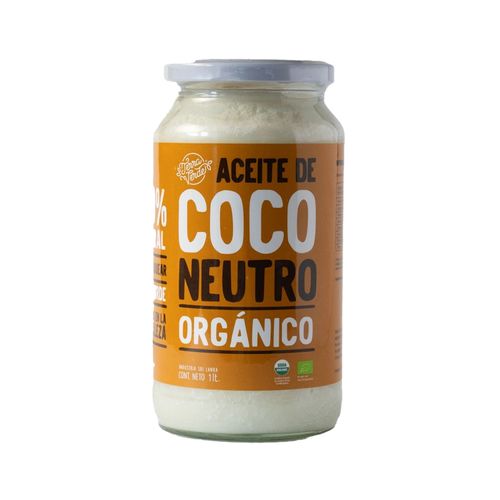 ACEITE TERRA VERDE DE COCO NEUTRO VIDRIO 1LT
