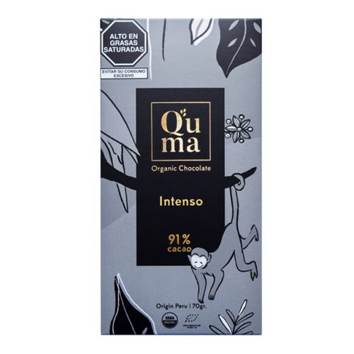 CHOCOLATE QUMA INTENSO 91% 70GR