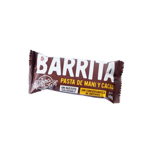 BARRITAS TERRA VERDE MANI CACAO 40G