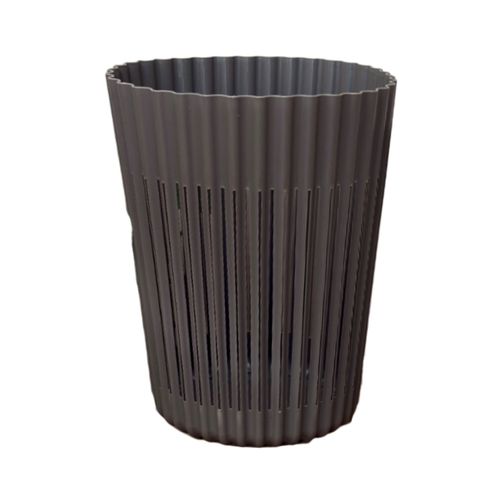 PAPELERA A09-8917 CALADA 25X21X33CM NEGRA/BLANCA