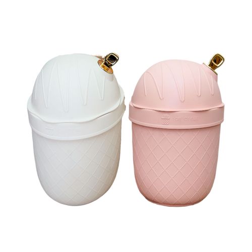 CESTO YX-6602 DE BASURA 24X24X38CM SIMIL HELADO TAPA VAIVEN