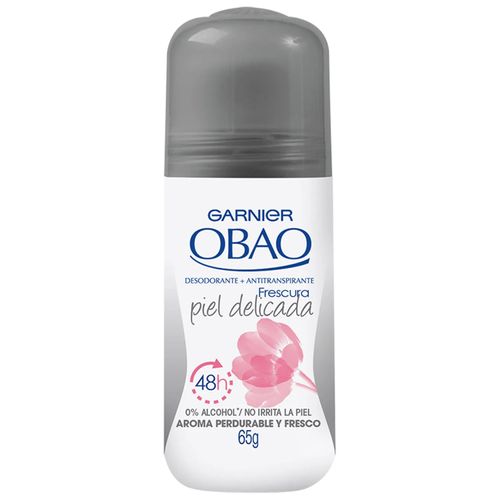 Desodorante Obao Regular Piel Delicada Roll On 65Gr
