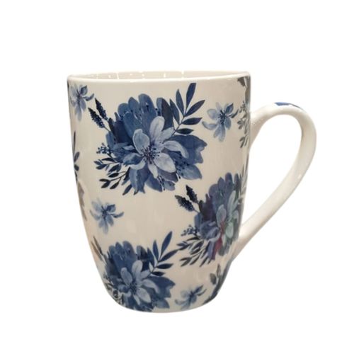 TAZA GB5772 CERAMICA 350ML DECO FLORES