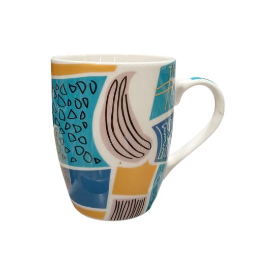 TAZA GB6031 CERAMICA 350ML DECO FORMAS