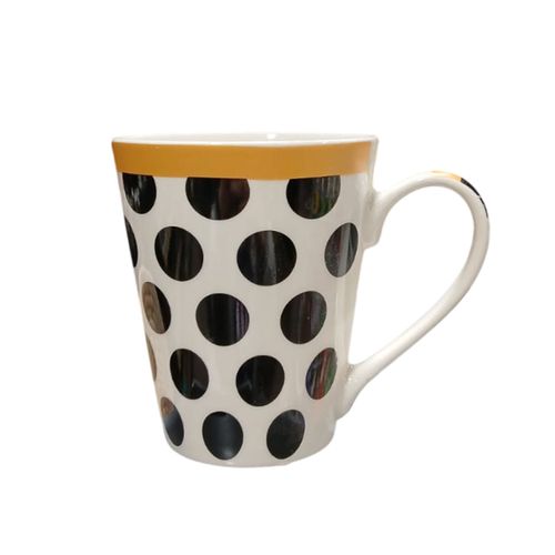 TAZA 6266V CERAMICA 380ML DECO GOLD