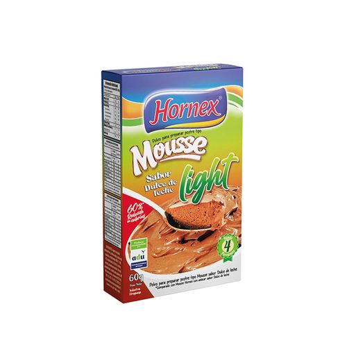 Mousse Hornex Dulce De Leche Ligth 60Grs