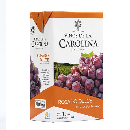 Vino De La Carolina Rosado Dulce 1 L