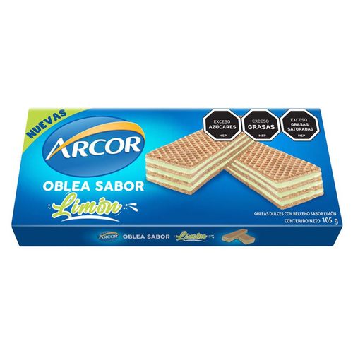 Galleta Arcor Wafer Limon 108 g