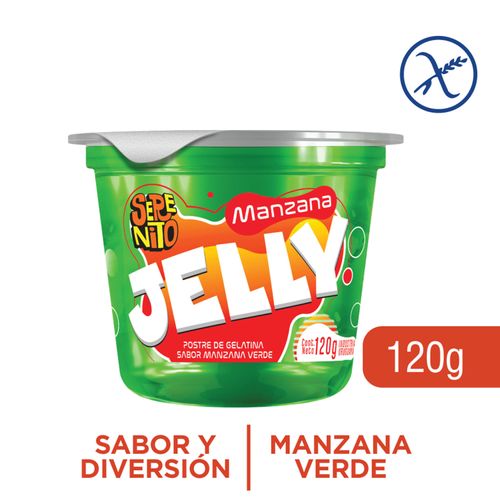 Gelatina Serenito Manzana Verde 120Gr