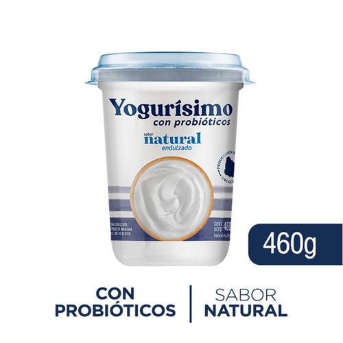 Yogur Yogurisimo Integral Natural Pote 460G