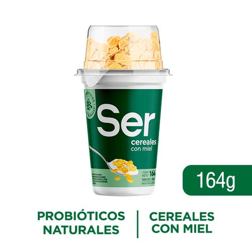 Yogur Ser Natural 166Gr Con Cereales Y Miel