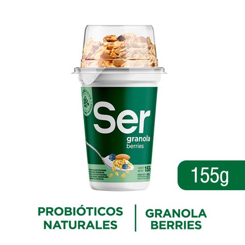YOGUR SER CAPUCHON GRANOLA BERRIES 155ML