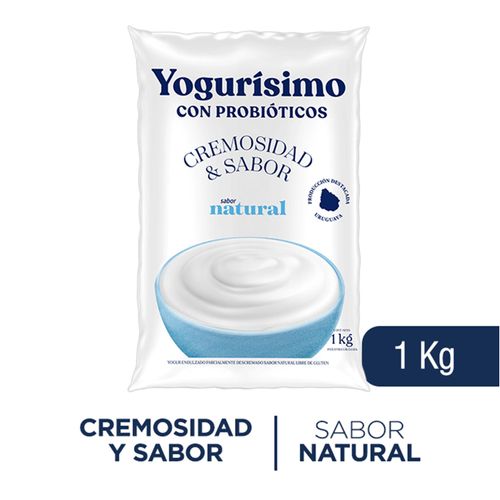Yogur Yogurisimo Seleccion Natural Sachet 1Lt