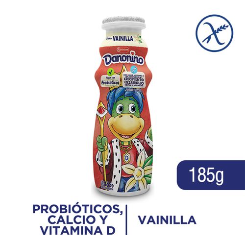 Yogur Danonino Botella Vainilla 185G