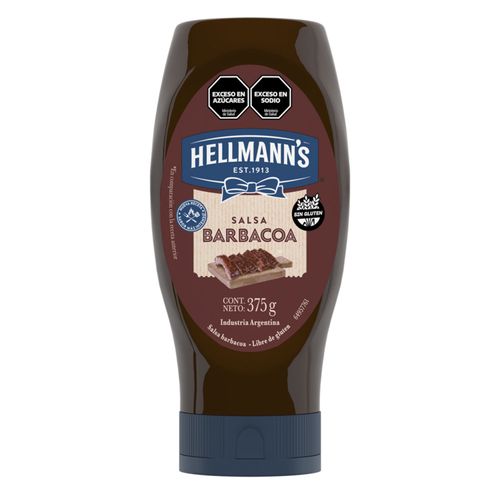 SALSA HELLMANNS BARBACOA 375GR