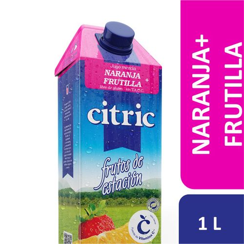 Jugo Citric Naranja-Frutilla 1Lt