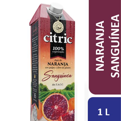 JUGO CITRIC NARANJA SANGUINEA 1LT