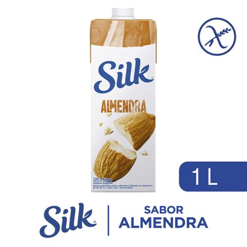 Leche Silk Almendra Con Azucar Tetra 1Lt