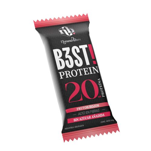 BARRA DE CEREAL NATURAL BARS FRUTOS ROJOS 60GR