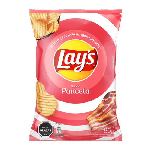 PAPAS LAYS PANCETA 86GR