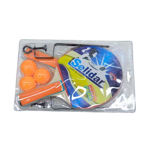 JUEGO MAAA0495 PING PONG CON RED 3 PELOTAS