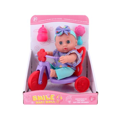 BEBOTE TG24016555 30CM C/BICILETA Y ACCESORIOS