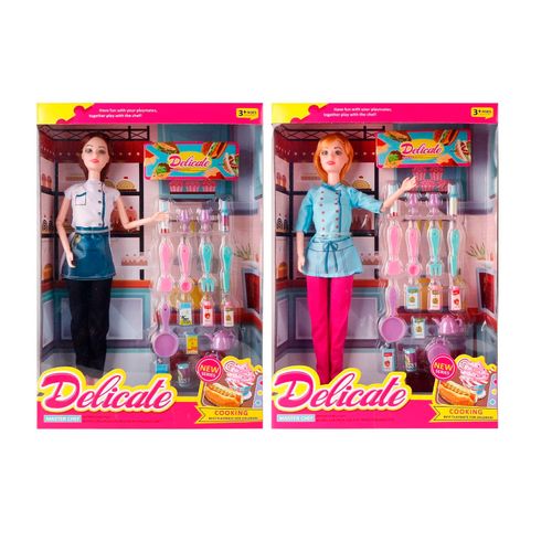 MUÑECA TG24016585 28CM C/ACCESORIOS CHEF