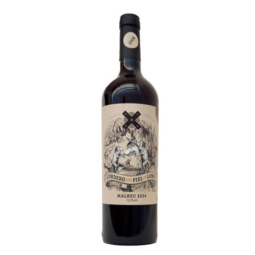 VINO CORDERO CON PIEL DE LOBO MALBEC 750ML