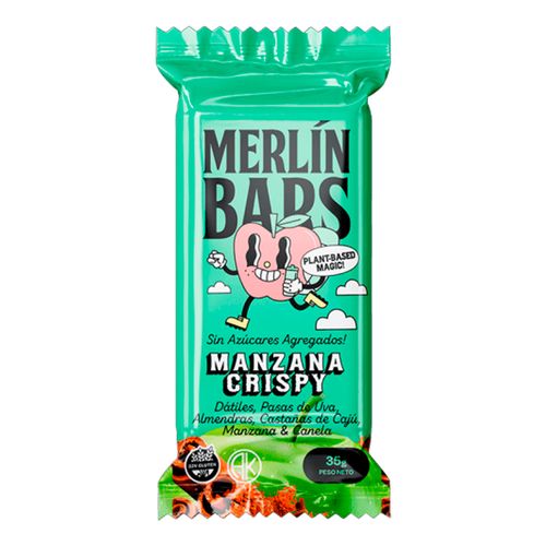 BARRITA MERLIN MANZANA CRISPY 35GR