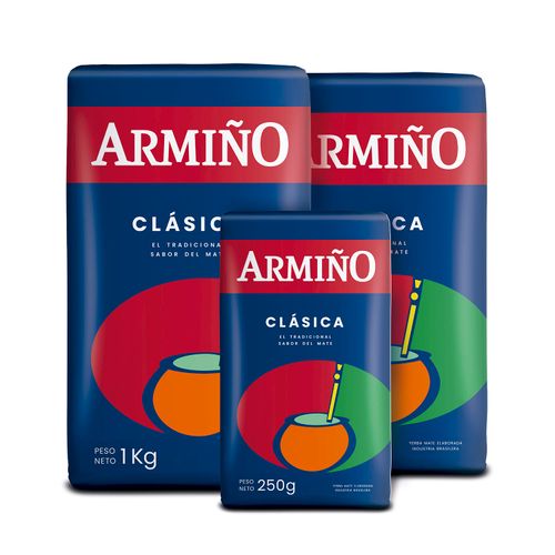 YERBA ARMIÑO CLASICA 1K 2UN+250G