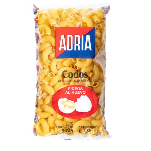 Fideos Adria Codos 500Gr .