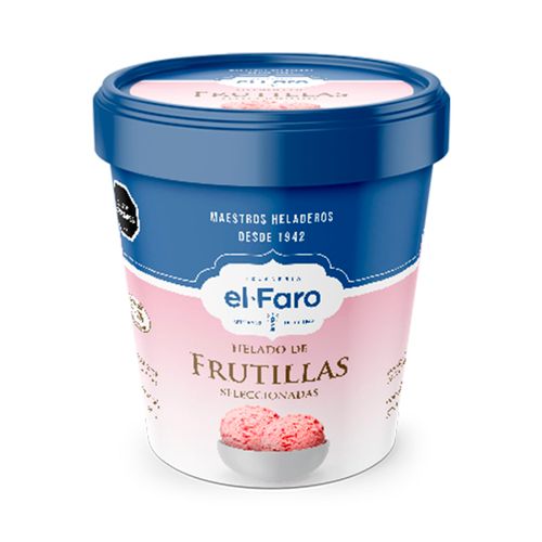 Helado El Faro Frutilla 1100Cc