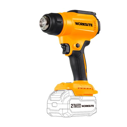 PISTOLA DE CALOR WORKSITE CHG108M-G S/BAT 21V BATERÍA NO INCLUIDA