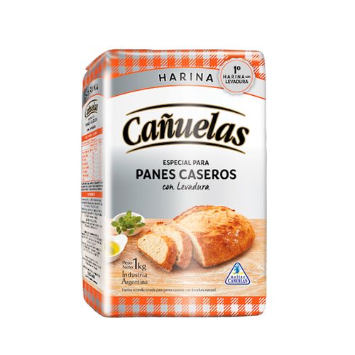 Harina Cañuelas Con Levadura 1Kg