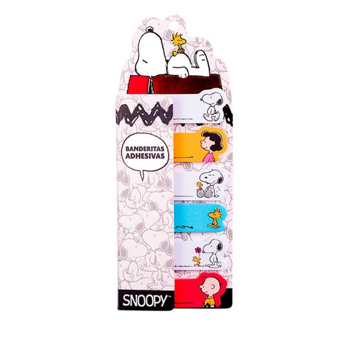BANDERITAS MOOVING AUTOADHESIVAS LINEA MAW SNOOPY