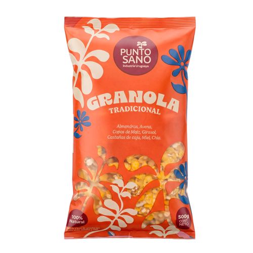 GRANOLA PUNTO SANO SIN AZUCAR 500G