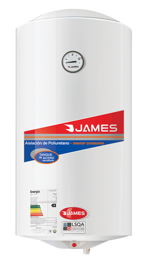 TERMOTANQUE JAMES CILINDRICO ACERO 110LT